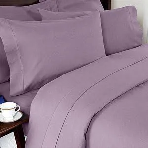 Miniatura 10 de Elegance Linen Juego de funda de edredón de 3 piezas de calidad egipcia de 1800 hilos, resistente a las arrugas, ultra suave, lujoso, sólido, Blanco