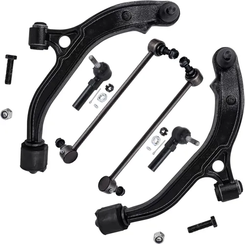 Miniatura 171 de Detroit Axle - Kit de brazos de control de extremo delantero 4WD para Ford 04-08 F-150, 06-08 Lincoln Mark LT, 4 extremos de barra de acoplamiento