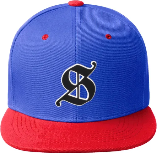 Miniatura 488 de Daxton Gorra clásica con visera de billete plano con letras del alfabeto inglés antiguo de la A a la Z