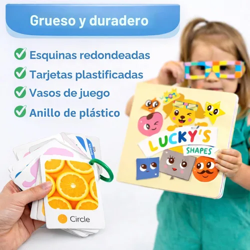 Miniatura 4 de TOYVENTIVE Libros educativos, tarjetas flash y rompecabezas: regalos de cumpleaños para niños de 1, 2, 3 y 4 años, juguetes de aprendizaje