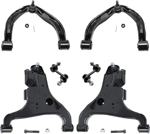Miniatura 146 de Detroit Axle - Kit de extremo delantero para Chrysler 300 Dodge Charge Challenger 2011-2023, 2 brazos de control inferiores traseros 2 rótulas