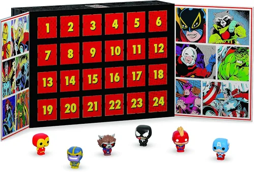 Miniatura 2 de Calendario de adviento Funko: 80 aniversario de Marvel, 24 piezas