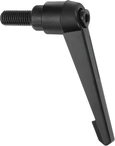 Miniatura 39 de uxcell Perillas ajustables M5 x 0.472 in, mango de rosca macho, botón de trinquete de liberación rápida, perno giratorio para maquinaria de torno