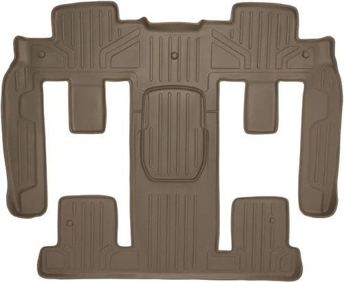 Miniatura 27 de SMARTLINER Juego de alfombrillas de piso de 2 filas compatibles con Chevrolet Traverse 2011-2017