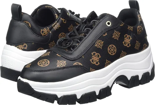 Miniatura 7 de Guess Scarpe Donna Trainers Zeppa Bria Ecopelle browBlack 4g Logo D23GU29 FL7BIRFAL12