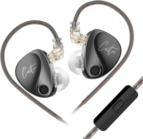 Miniatura 4 de KZ ZSN PRO X - Auriculares con cable, auriculares de monitorización intraurales con controlador doble, sonido claro y auriculares ergonómicos