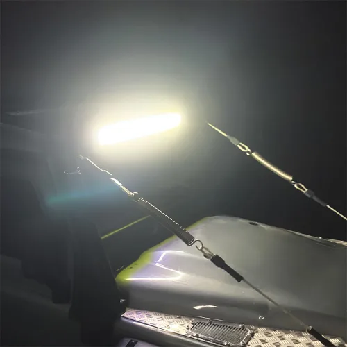 Miniatura 4 de MOHERO RC LED barra de luz de techo de la correa eslabonada de la lámpara de techo para 1/10 TRX4 Defender RC Car Upgrade Parts