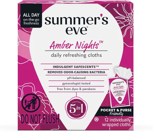 Miniatura 11 de Summer's Eve Blissful Escape - Toallitas femeninas, fórmula suave con pH equilibrado que ayuda a controlar el olor vaginal, toallitas envueltas