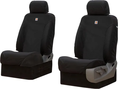 Covercraft Carhartt Super Dux SeatSaver - Fundas de asiento personalizadas para Ford F-150 2009-2014 y F-250/F-350 2011-2016 (asientos de cubo de