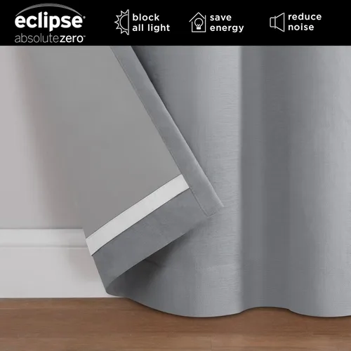 Miniatura 3 de Eclipse Dutchess - Cortinas 100% opacas con ojales, cortinas de ventana con aislamiento térmico para sala de estar, dormitorio o sala de prensa