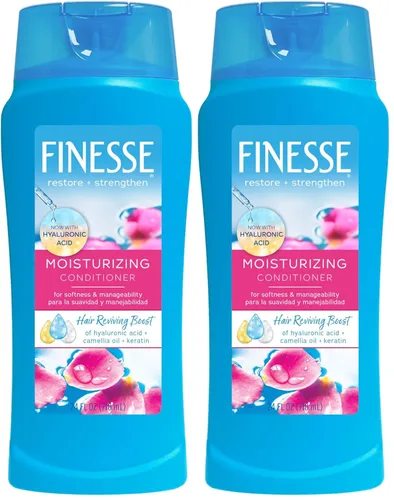 Miniatura 8 de FINESSE Restore + Strengthen - Acondicionador normal, 13 onzas (paquete de 6), mejora el brillo y la manejabilidad del cabello