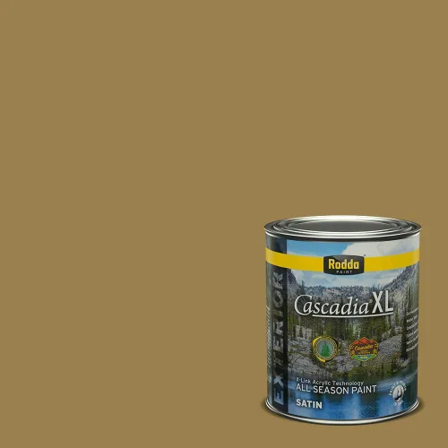Miniatura 97 de Rodda Paint CASCADIA XL Pintura e imprimación satinada exterior en uno, cuarto de galón, otoño niño