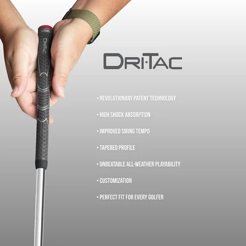 Miniatura 5 de Winn Dri-Tac - Paquete de agarre de golf estándar gris oscuro de 13 piezas