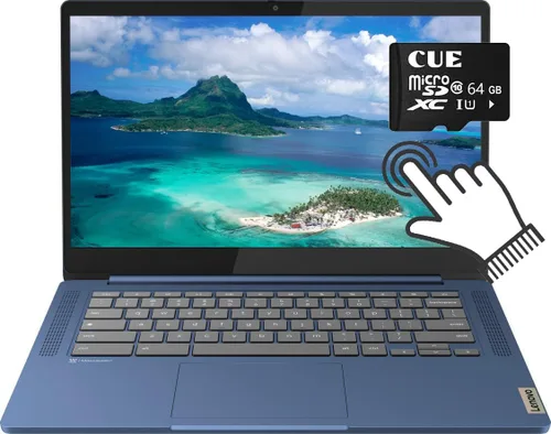Lenovo Ideapad Slim 3 Laptop Chromebook con pantalla táctil FHD de 14 pulgadas, MediaTek Kompanio 520 de 8 núcleos, 4 GB de RAM, 128 GB de