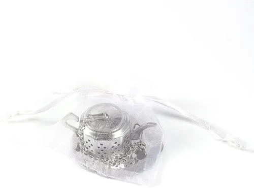 Miniatura 8 de Infusor de té en forma de tetera, colador de té ultra fino, filtro difusor de filtro de acero inoxidable para tazas de té de grano de hojas sueltas