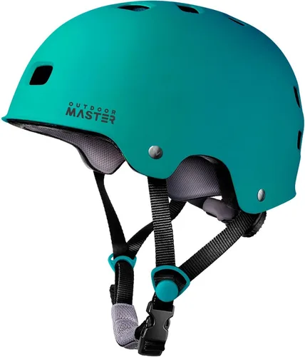 OutdoorMaster - Casco de patineta y ciclismo, dos forros extraíbles, ventilación, para varios deportes, scooter, patinaje en línea, patinaje, para