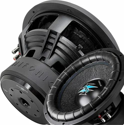 Hifonics BRW15D2 - Subwoofer de audio para automóvil Brutus de 3000 vatios de 15 pulgadas con calibre pesado, recubrimiento en polvo, canasta de