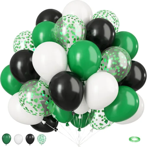 Miniatura 16 de Globos verde salvia y naranja, 12 pulgadas, globos verdes, marrones, naranjas, verde oliva, marrones, beige, globos de la jungla, safari, bosque