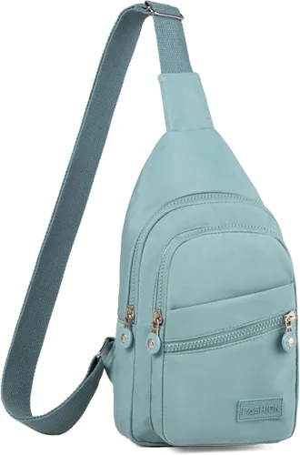 Miniatura 31 de Banelu Mochila Pequeño Bolso Bandolera para Mujeres de Moda, Bolso Pequeño de Cadera de Cruz Mochila de Senderismo de Viaje