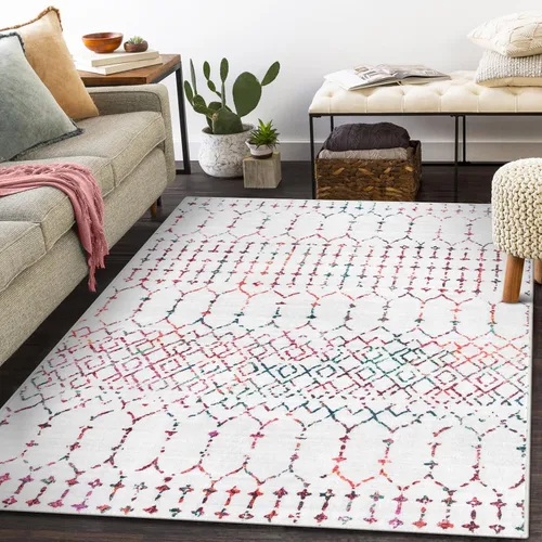 Miniatura 28 de Lahome Alfombras marroquíes para pasillos 2x8 Beige Alfombra de pasillo lavable antideslizante resistente a las manchas Alfombra de cocina