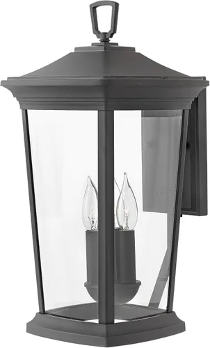 Miniatura 11 de Hinkley Bromley Collection - Linterna pequeña de pared LED de 4 W, color negro museo