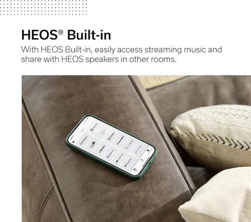 Miniatura 4 de Denon AVR-S670H Receptor de Teatro en Casa de 5.2 Canales, Receptor HDMI 8K UHD (75W x 5), Transmisión a Través de HEOS Integrado, Bluetooth