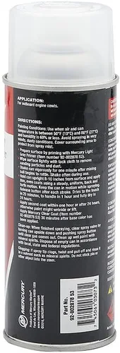 Miniatura 3 de MERCURY 80287853 Pintura en aerosol de esmalte transparente para capa, lata de aerosol de 12 onzas