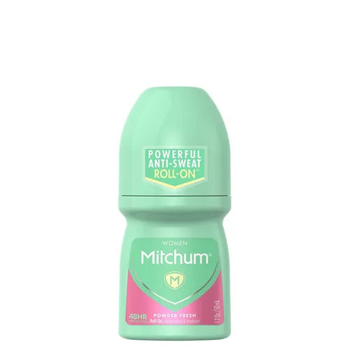 Mitchum Rollo invisible para mujer, polvo fresco, 1.7 onzas (paquete de 2)