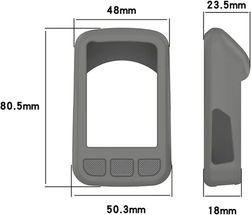 Miniatura 6 de Funda de silicona compatible con Wahoo Elemnt Bolt V2 GPS Ciclismo/Bike Computer Bundle Funda protectora de piel Accesorios de parachoques (negro)