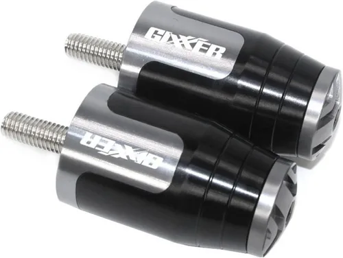Miniatura 5 de Manillar de motocicleta, peso final, agarres para manillar, tapa antivibración, enchufe plateado para Suzuki Gixxer 150sf 250sf 155 accesorios Verde