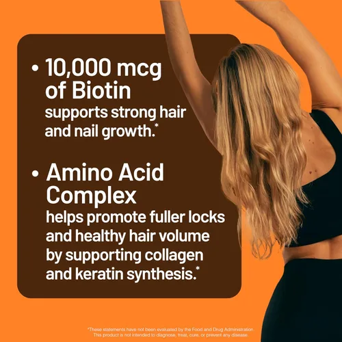 Miniatura 6 de NatureWise Multivitamínico líquido para el crecimiento del cabello para mujeres y hombres + Tocogaia para el crecimiento del cabello
