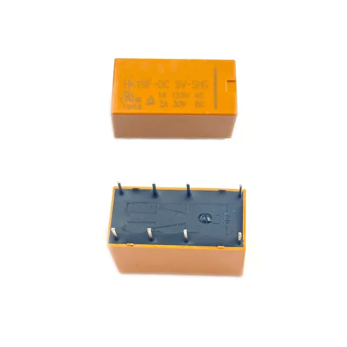 Miniatura 2 de 10 unids PCB Mount Power Relay Bobina DPDT DC 8 pines Micro PCB Relé