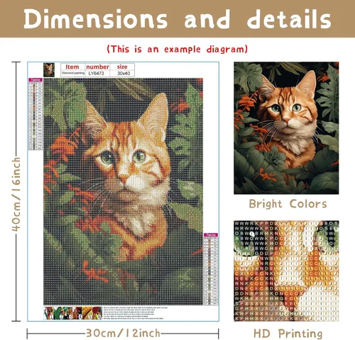 Miniatura 6 de Ginfonr Kits de arte de diamantes 5D para adultos, pintura de diamantes de tren de nieve para adultos, arte de diamantes de imitación para adultos
