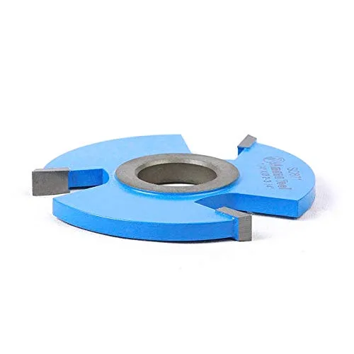 Miniatura 6 de Amana Tool - 955 - Fresadora de carburo con punta de 3 alas rectas de borde de 2-5/8 de diámetro x 1 x 1/2 y 3/4 de perforación