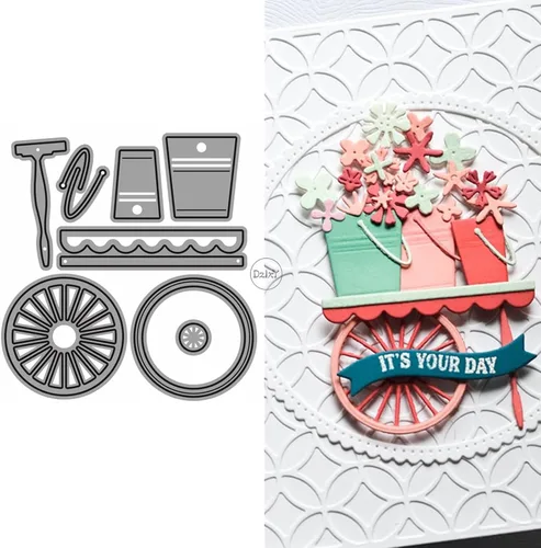 Miniatura 8 de DzIxY Troqueles de corte de metal para árbol de Navidad para camiones, kit de fabricación de tarjetas, troquelados, troquelados, álbumes de 6