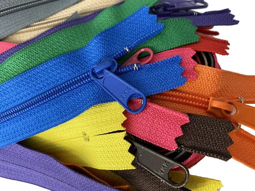 Miniatura 3 de Fashion Trends YKK® #4.5 - Bolso de mano largo con cremallera para alcantarillado, hecho en Estados Unidos, paquete con cordón blanco con bolsa