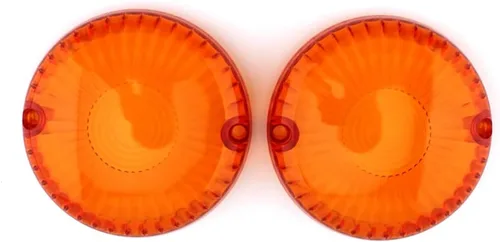 Miniatura 2 de Cubierta de lente de luz de giro ámbar cubiertas indicadoras de repuesto biseles 2 piezas para Yamaha V Star 650 1100 Royal Star Vmax Maxim Virago
