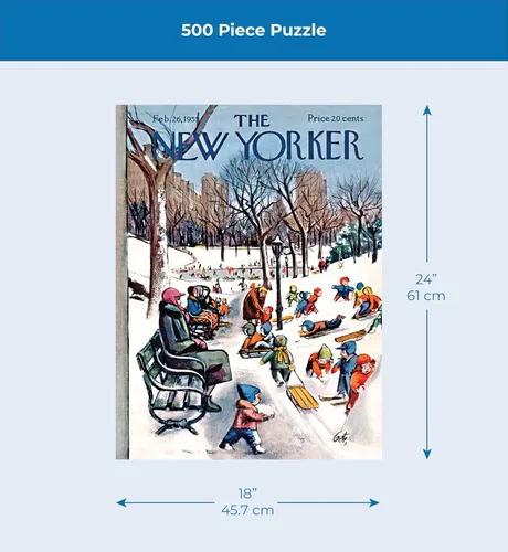 Miniatura 5 de Nueva York Puzzle Company – New Yorker Baby It 's cold outside – rompecabezas de 1000 piezas.