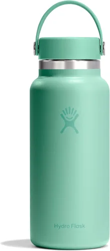 Miniatura 70 de Hydro Flask - Botella de agua de acero inoxidable aislada - Boca ancha con tapa flexible, sin derrame, a prueba de fugas y recargable de 40 oz Negro