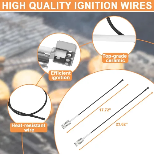 Miniatura 4 de DHLG-12 Kit de Encendedor para Parrilla G511-0055-W1 para Reemplazo de Encendedor Charbroil, G350-0017-W1 Módulo de Encendido Electrónico BBQ de 2