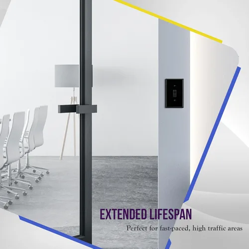 Miniatura 134 de ENERLITES Placa de Pared Metálica para Interruptor de Luz de Palanca, Acero Inoxidable 201, Resistente a la Corrosión, Tamaño Estándar 1-Gang 4.50