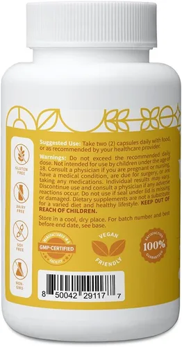 Miniatura 2 de Pattern Wellness Suplemento de apoyo de ácido úrico - Apoya el equilibrio del ácido úrico y el bienestar de las articulaciones - Fórmula herbaria