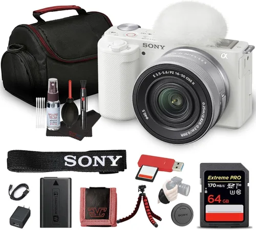 Miniatura 11 de Sony ZV-E10 - Kit de cámara sin espejo con lente de zoom de potencia de 16-50mm II (negro) Sensor APS-C Herramienta compacta para creadores +