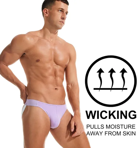Miniatura 95 de SKYSPER Jock Strap Athletic Supporter para hombres Sexy Jockstrap Ropa interior masculina