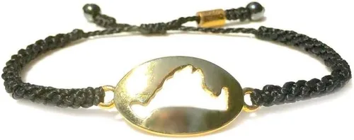 Miniatura 4 de Rumi Sumaq Pulsera de cuerda náutica para hombres, mujeres y niños - Resistente al agua, con nudo manual ajustable - Estilos de mapa de la isla