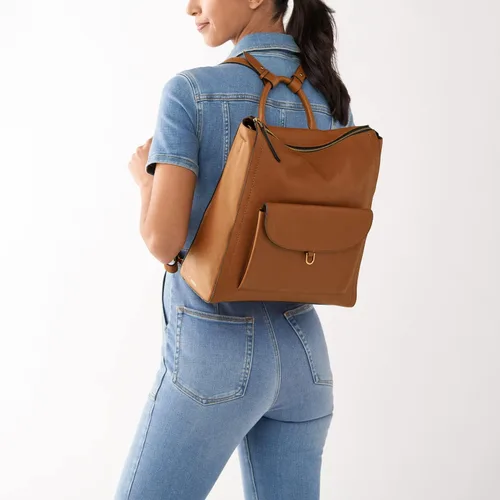 Miniatura 5 de Fossil Parker - Mochila convertible de cuero para mujer