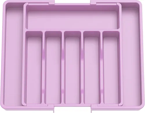 Miniatura 29 de Lifewit Organizador de cajones de cubiertos, bandeja expandible para utensilios de cocina, soporte para vajilla y cubiertos libre de BPA