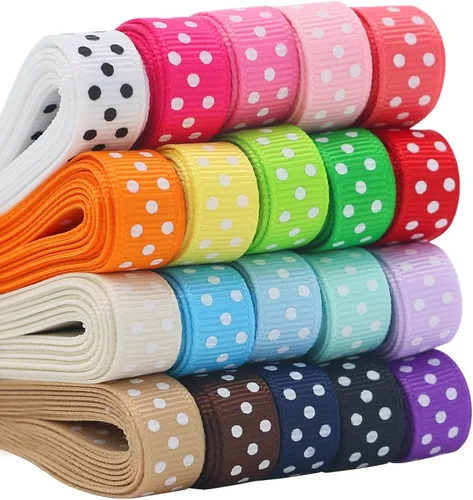 Miniatura 8 de QingHan Cinta de grogrén de 3/8 pulgadas para regalos, envoltura, manualidades, boutique, cinta de tela, 160 yardas (80 x 2 yardas)