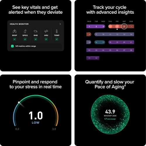 Miniatura 2 de WHOOP 5.0/MG Rastreador de actividad - Membresía de 12 meses - Dispositivo portátil de salud y fitness – Rastreador de actividad y sueño 24/7