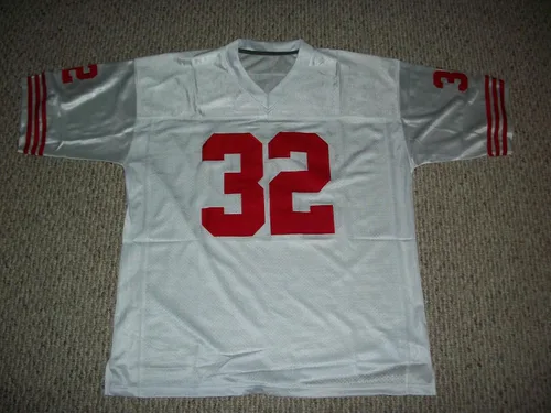 Miniatura 2 de Camiseta de O.J. Simpson #32 San Francisco Bordada Personalizada Blanca de Fútbol de Varias Tallas Nueva Sin Marca/Logos Talla S